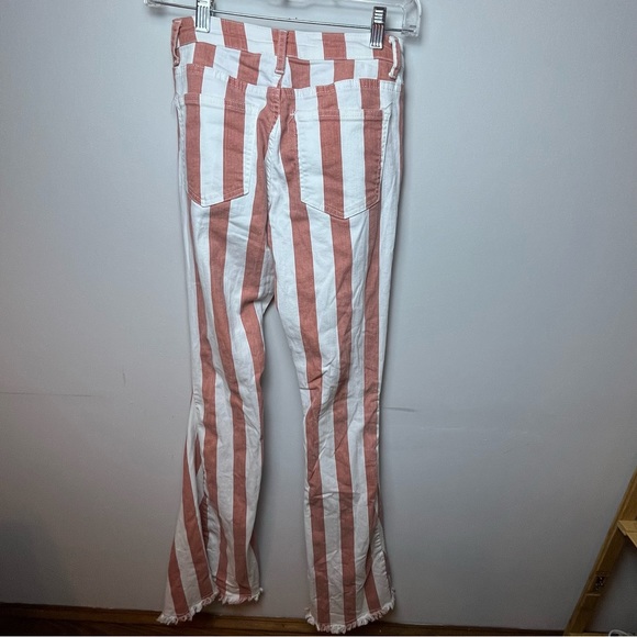 Altar’d State Emerie Flare Striped Pants Small - Picture 4 of 5